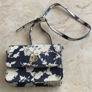 Tory Burch mini floral crossbody bag